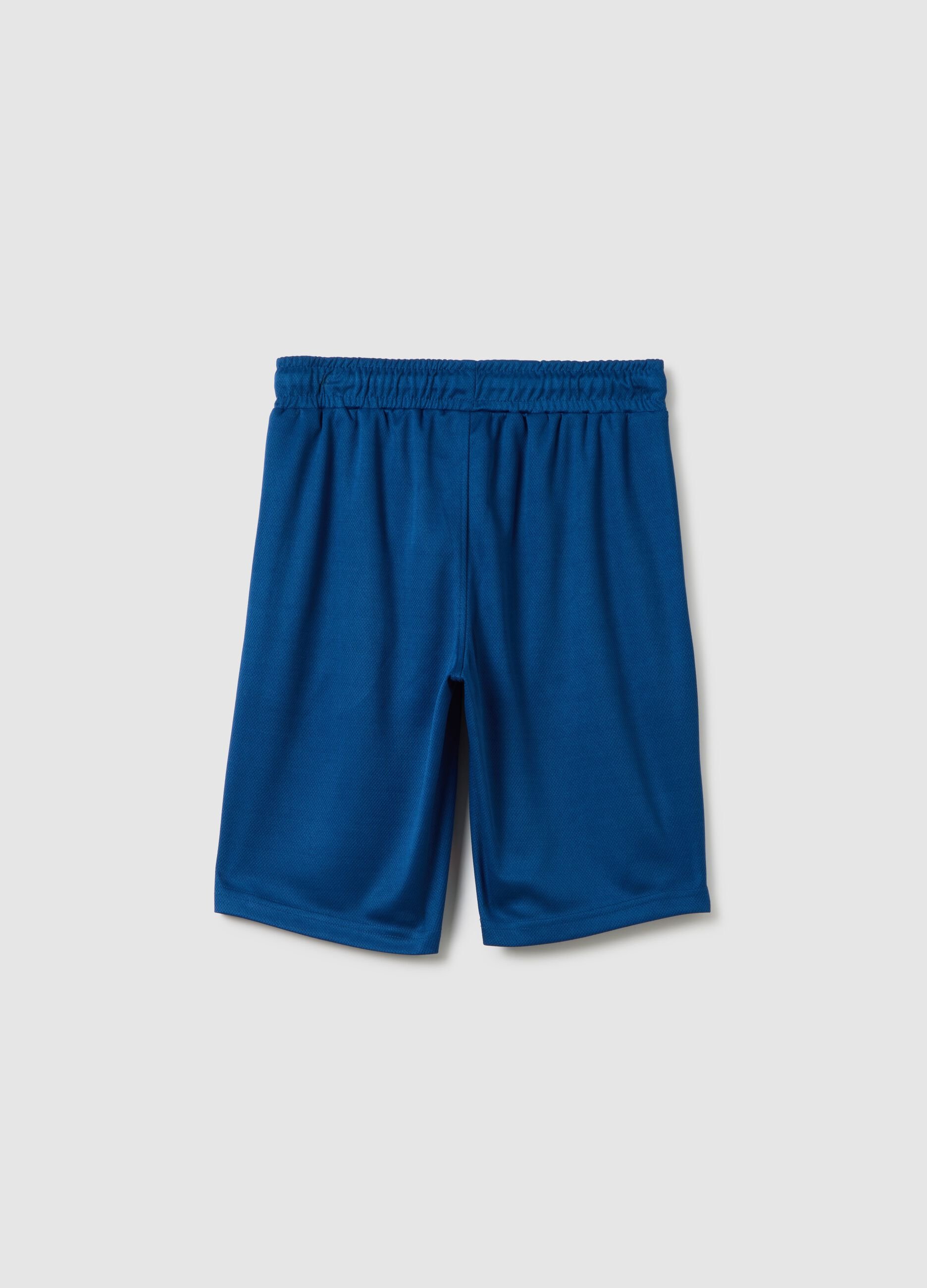 Men's blue shorts featuring New York Panthers print