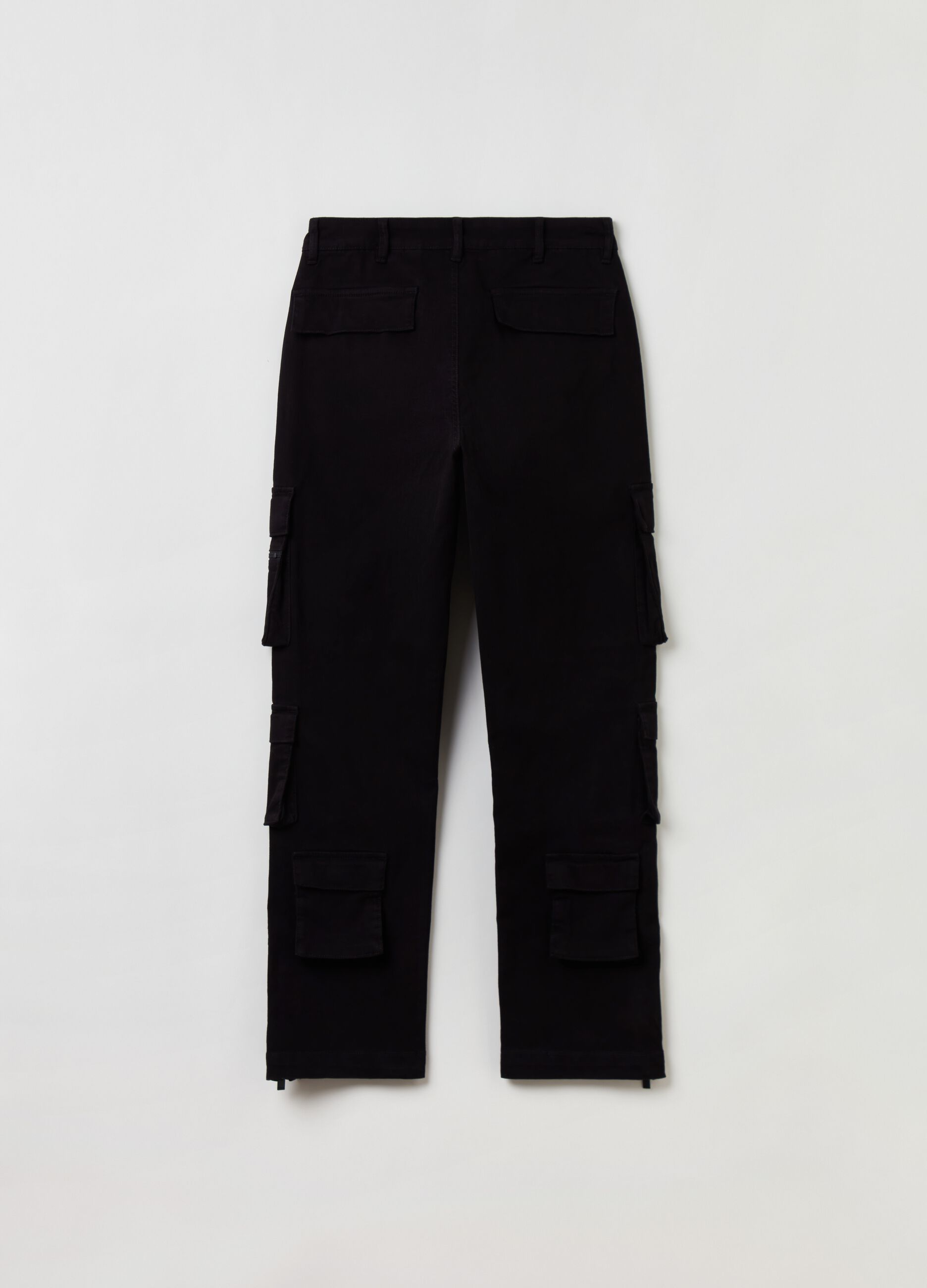 Multipocket Cargo Pants Black_7