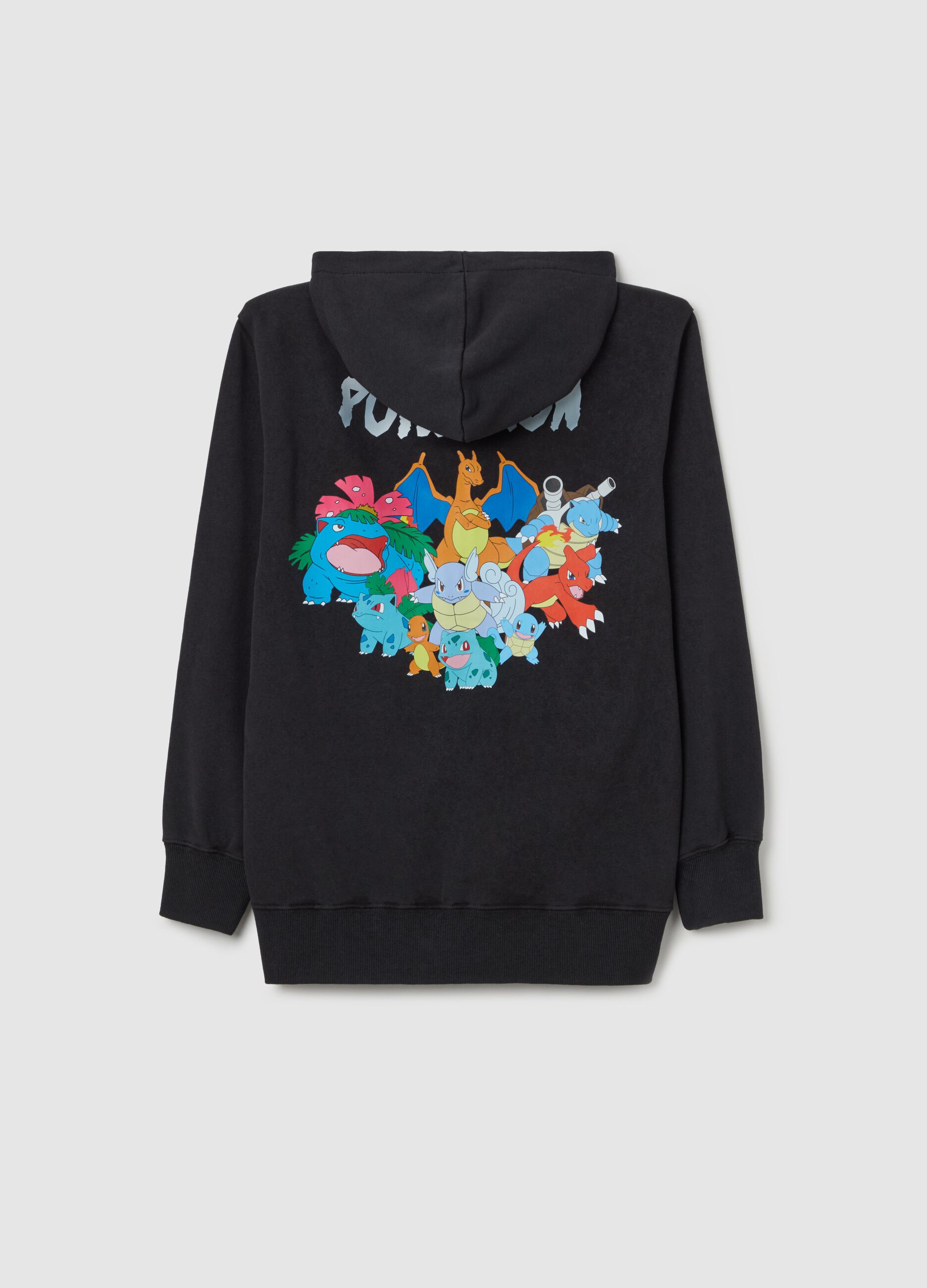 Full-zip con cappuccio e stampa Pokémon 
