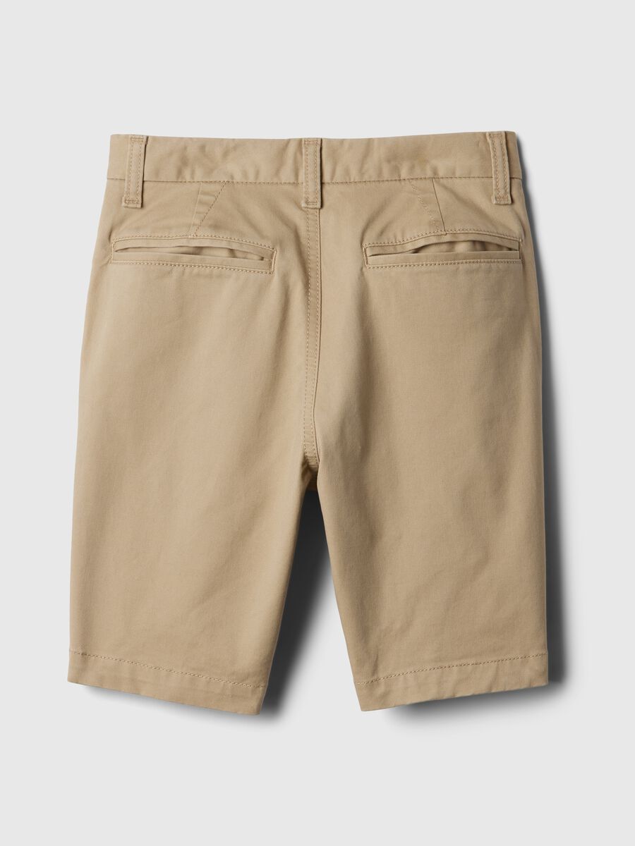 Stretch cotton regular-fit Bermuda shorts_4
