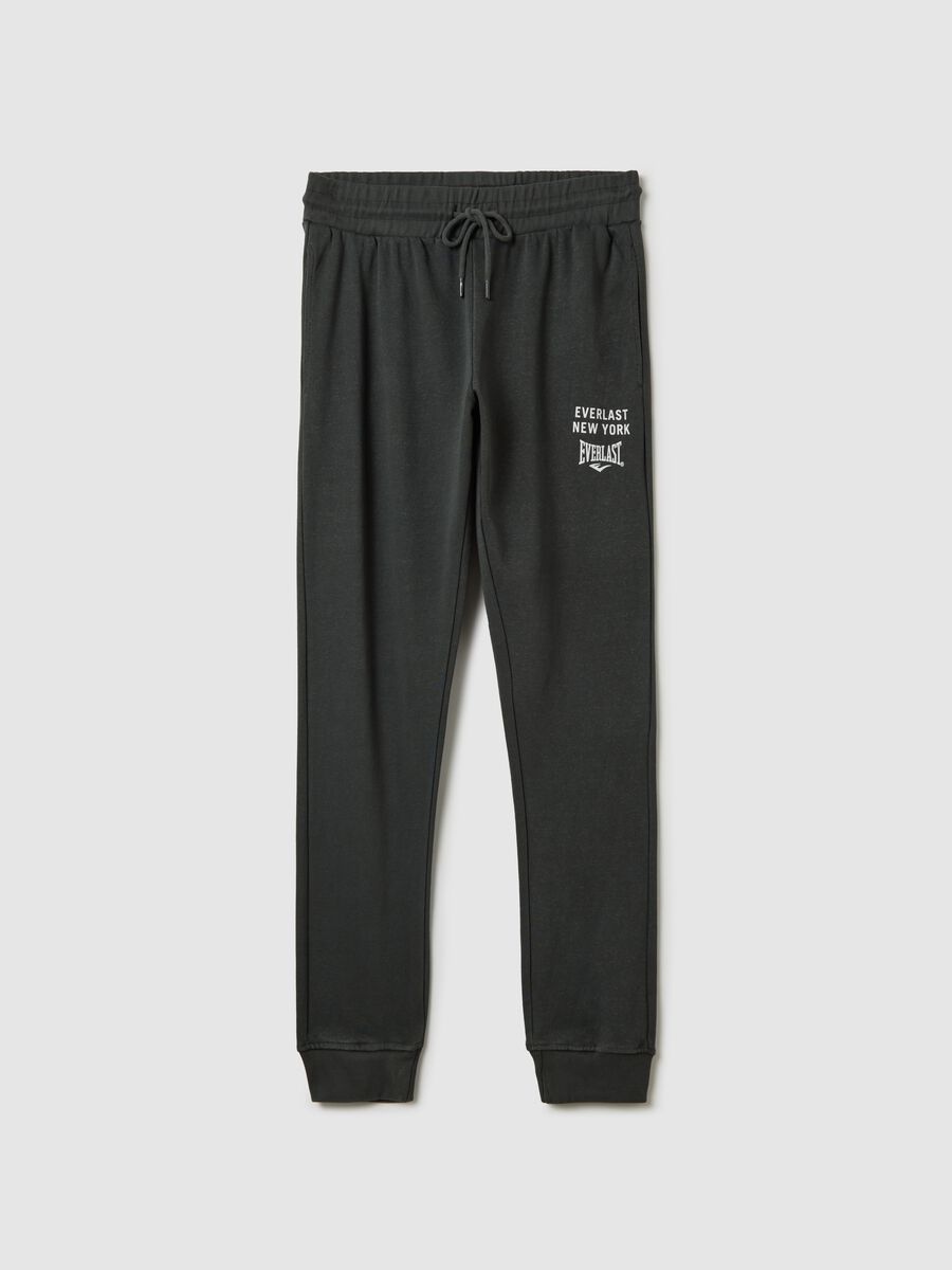 Slim-fit joggers with drawstring and logo print_4