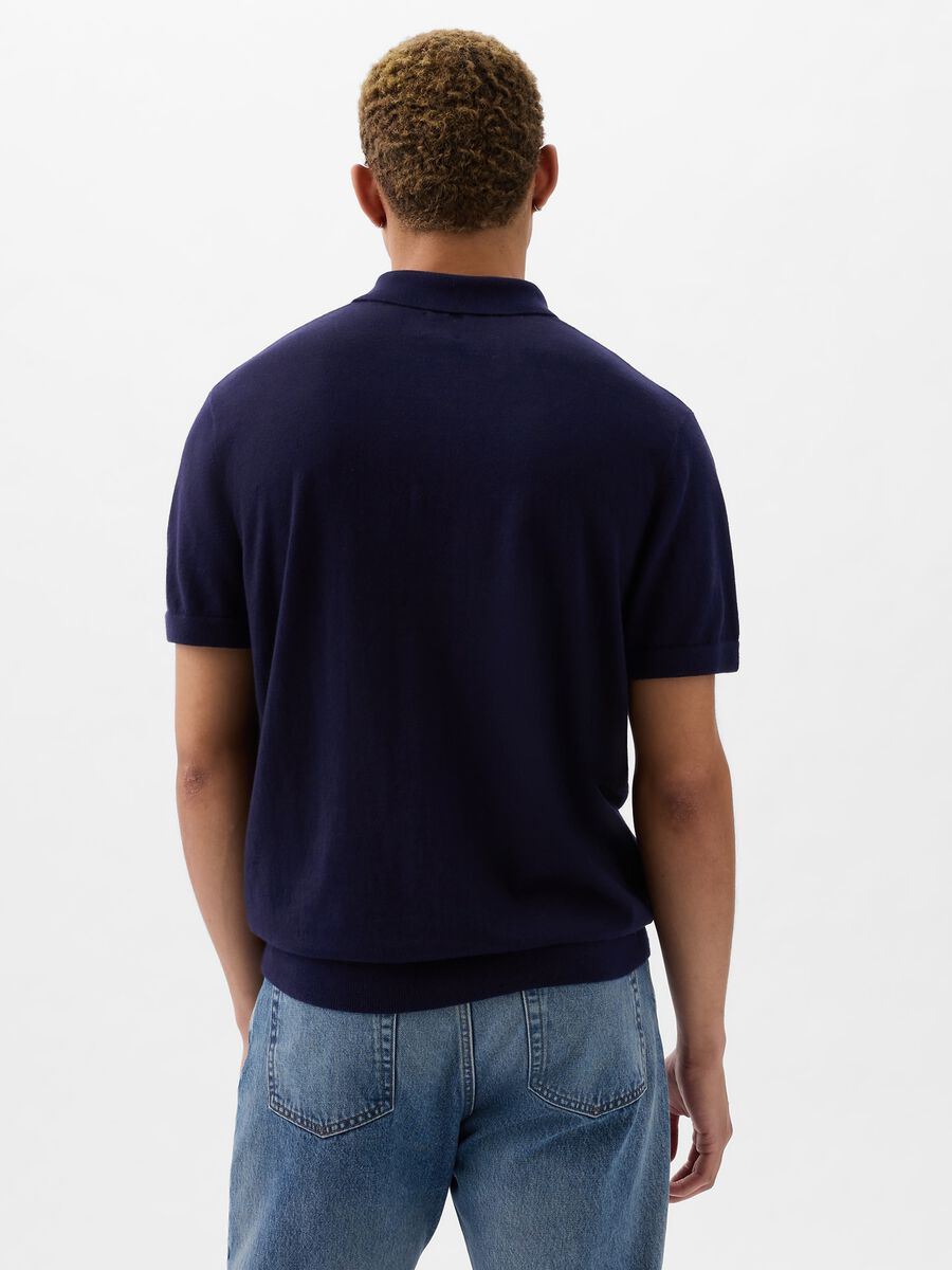 Polo shirt in cotton blend_2
