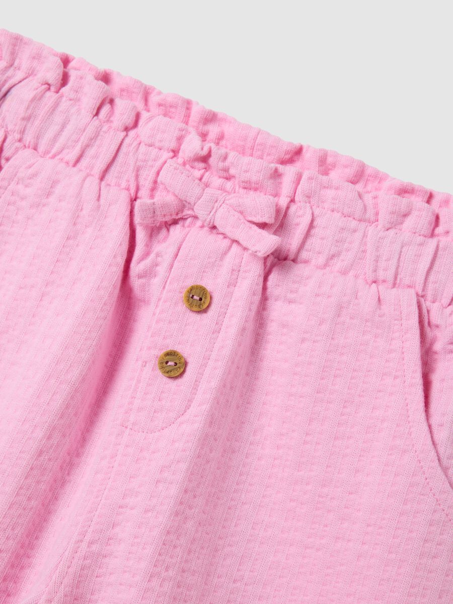 Fagottino pure cotton pink shorts_2