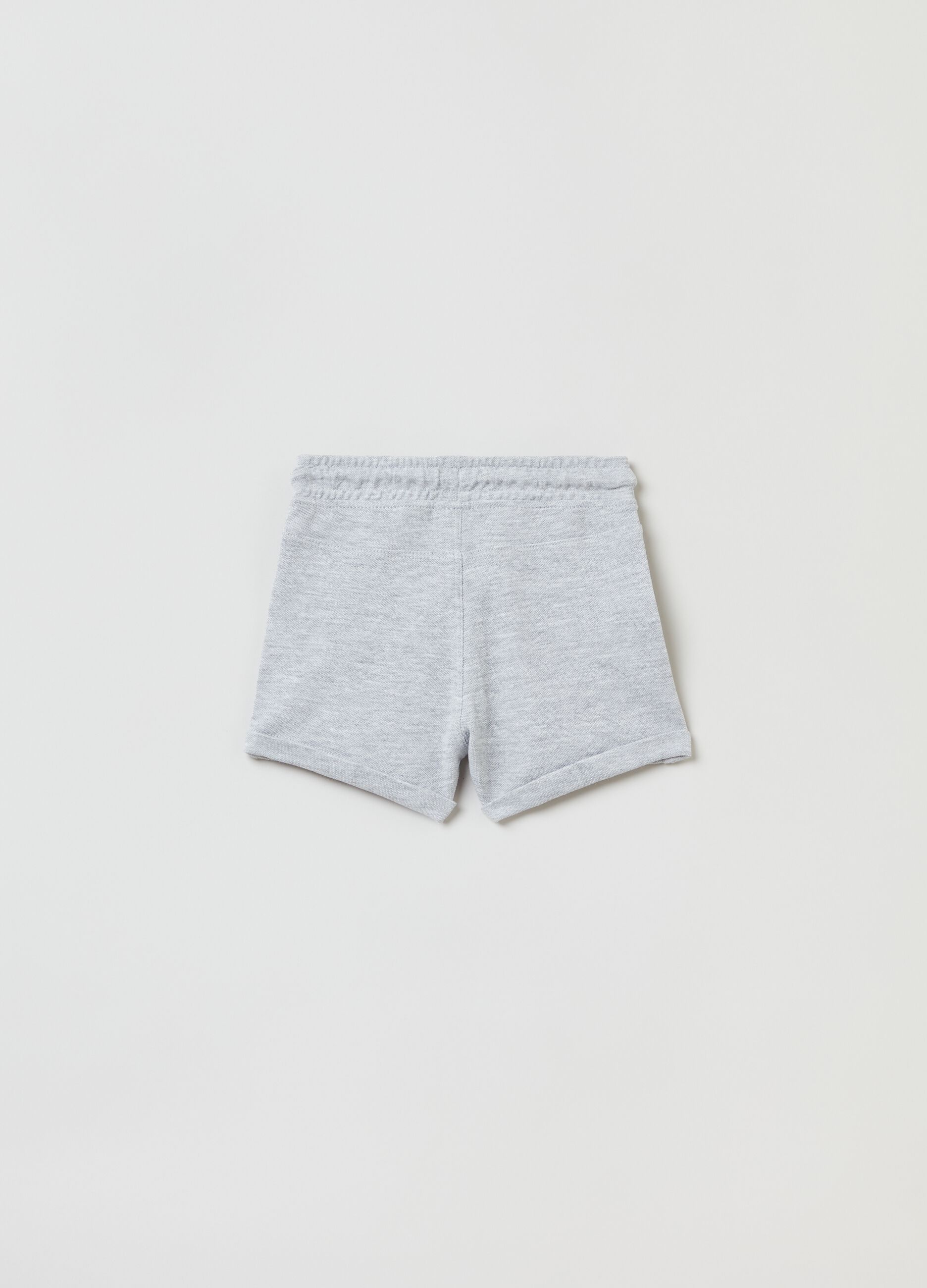 Shorts in French Terry con coulisse 