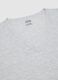 Men's grey V-neck cotton t-shirt twin pack, regular fit_5