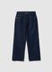 Jeans in puro cotone blu baggy fit_4
