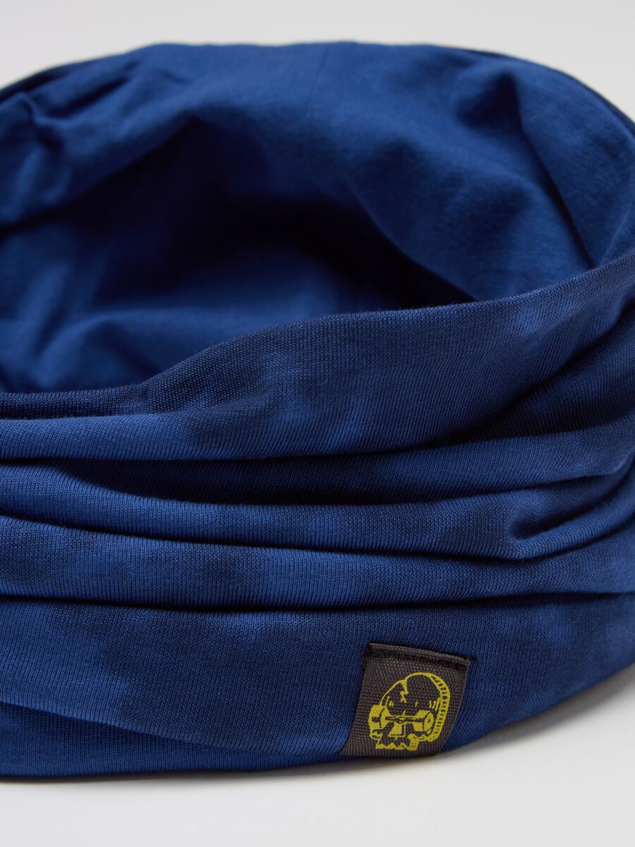 Neck warmer with tie-dye print_2