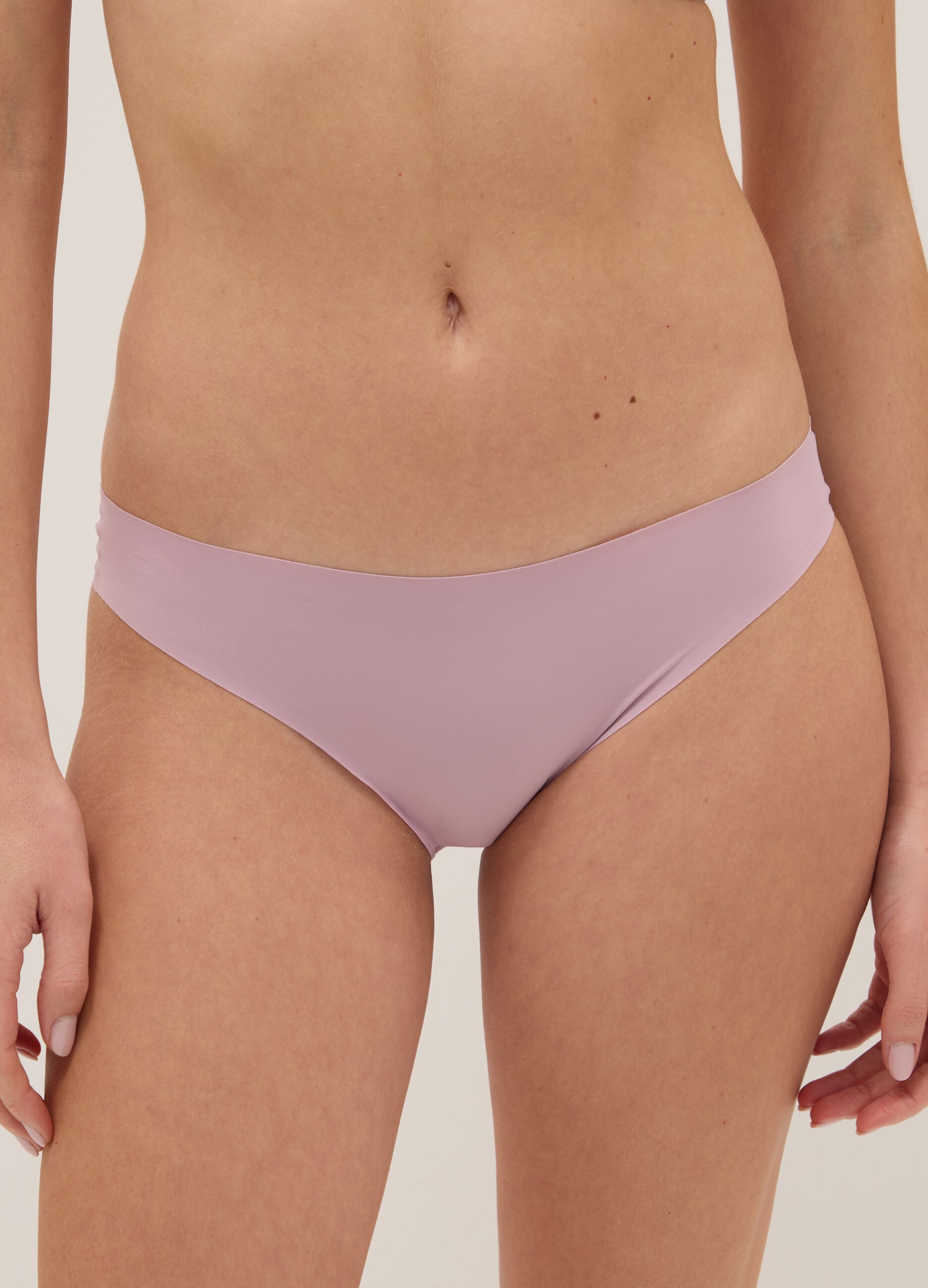 Slip viola in microfibra elasticizzato