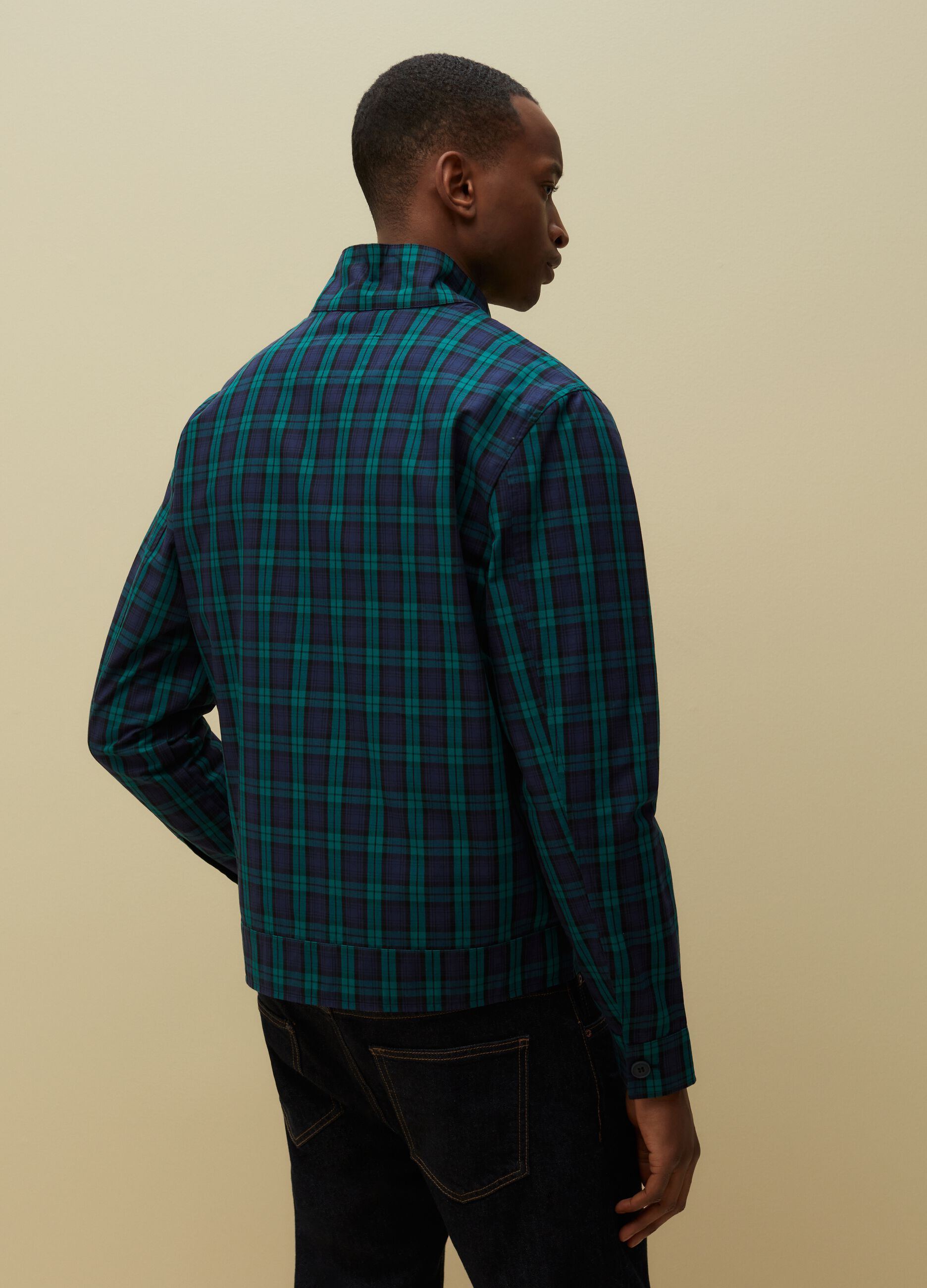 Bomber check a collo alto_2