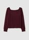 Fitted Red-Blend Pullover_4