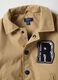 Children's beige bomber jacket regular fit with patch_2