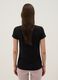 Black pure cotton regular fit T-shirt with logo_2