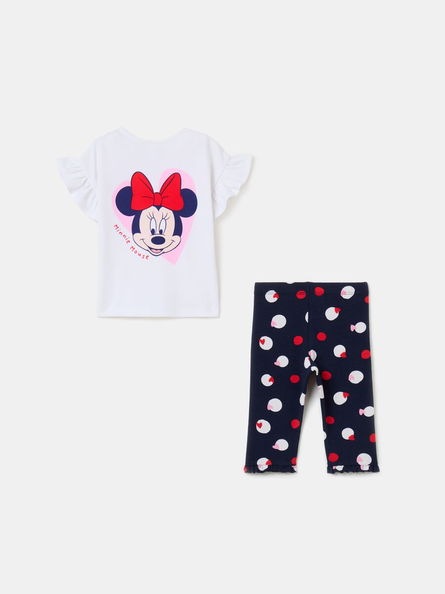 Jogging set in cotone stretch stampa Minnie_0