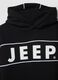 Black cotton-blend hoodie with Jeep print_2