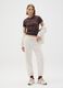 Brown pure cotton T-shirt regular fit_1