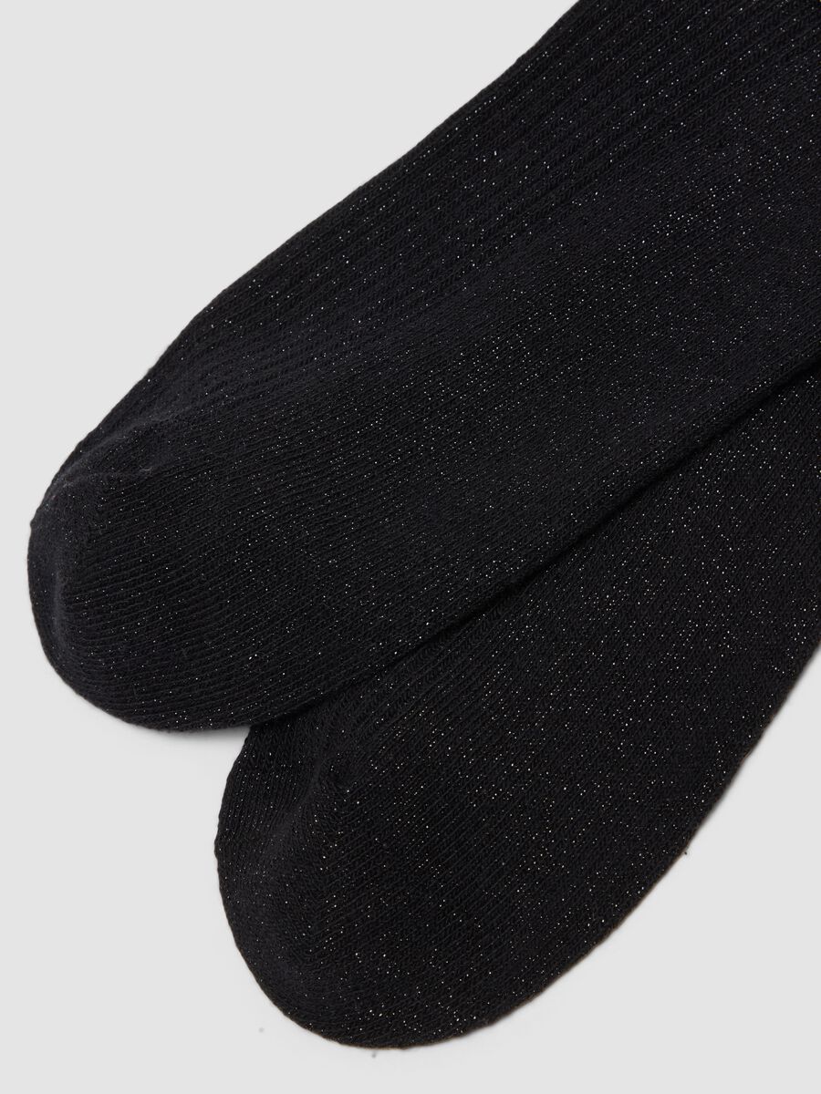 2-pack of black stretch organic cotton socks_2