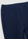 Blue organic stretch cotton flared leggings_2