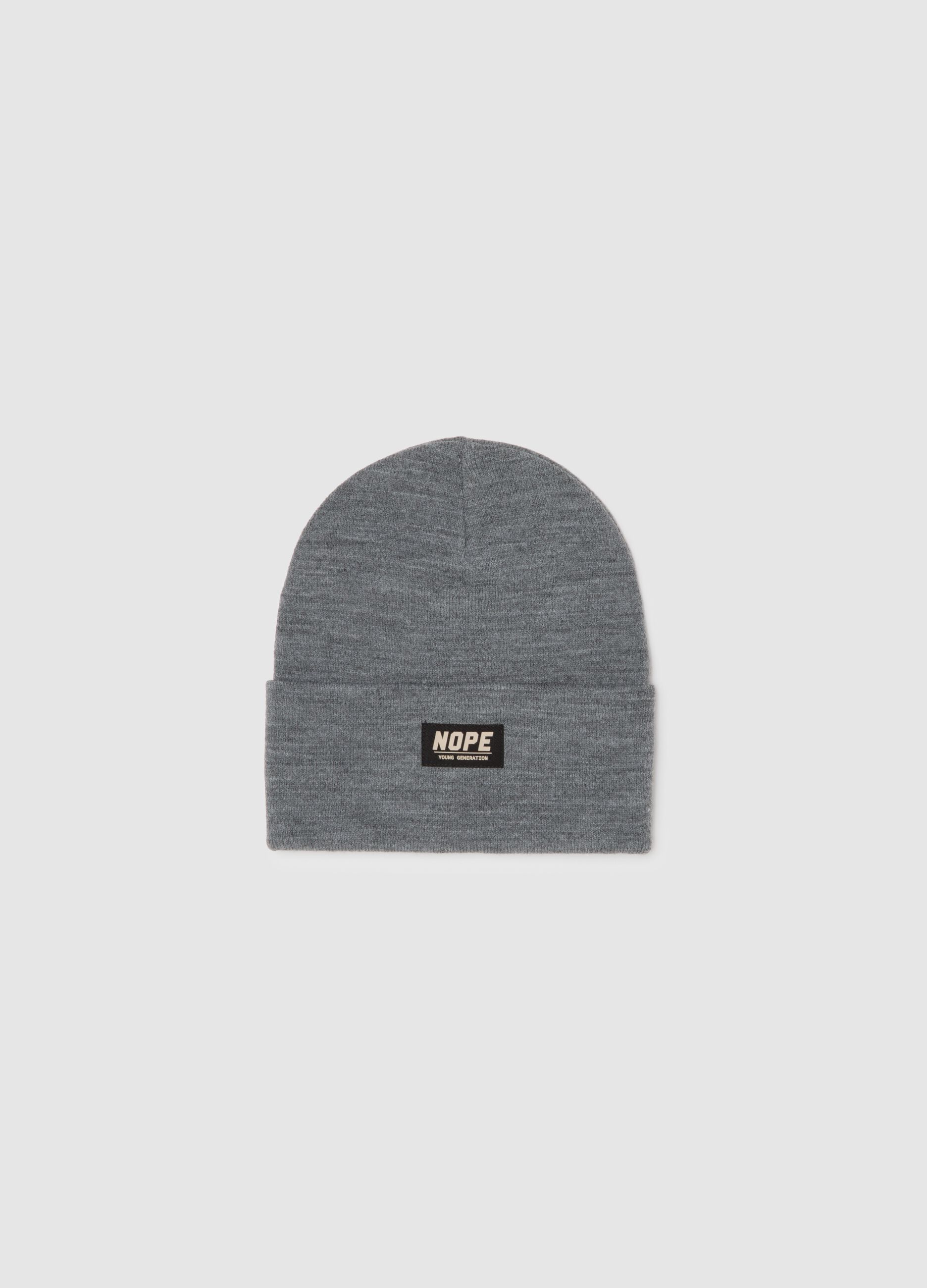 Grey Knit Children's Hat