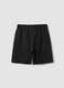 Girls&rsquo; pure cotton black relaxed fit shorts Chicago Bulls_1