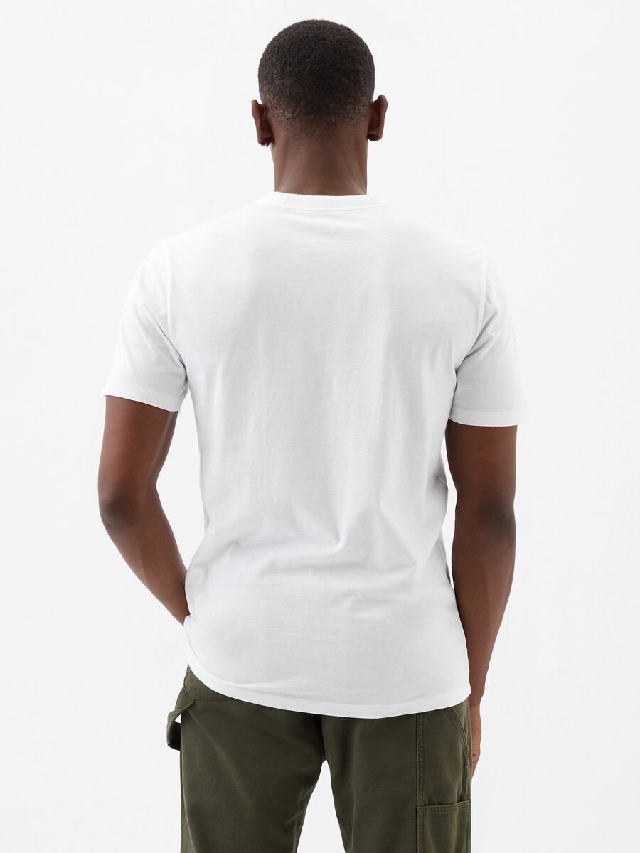 Cotton T-shirt with logo print_2