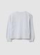 Girls&rsquo; grey 100% cotton sweatshirt with star, relaxed fit_4