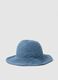 Light blue jersey knit cloche hat_0