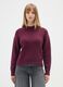 Purple Cotton Turtleneck Sweater_1