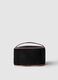 Women's multicolour beauty case with pink trim_1