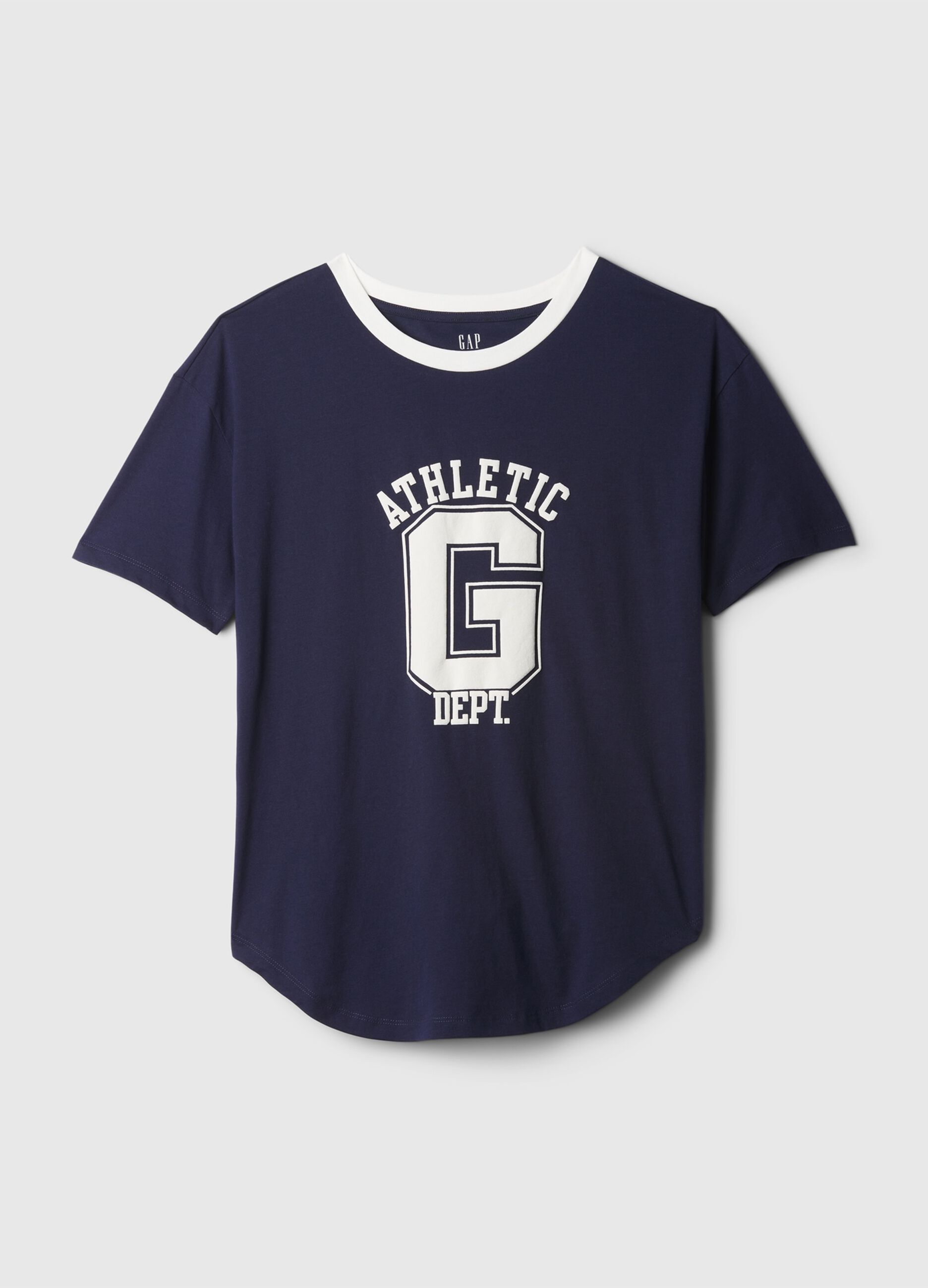 T-shirt in cotone bio stampa logo Athletic Dept.