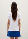 White regular fit pure cotton t-shirt_3