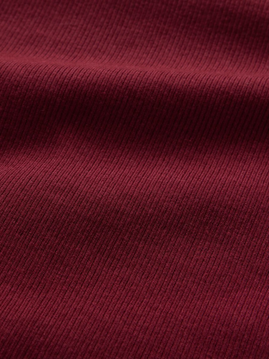 Ribbed T-shirt in stretch modal and cotton_4
