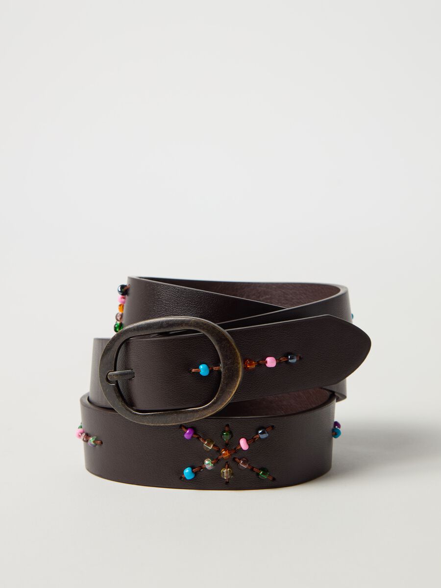 Belt with multicoloured beads_2