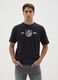 Black Pure Cotton NFL Logo T-shirt_1