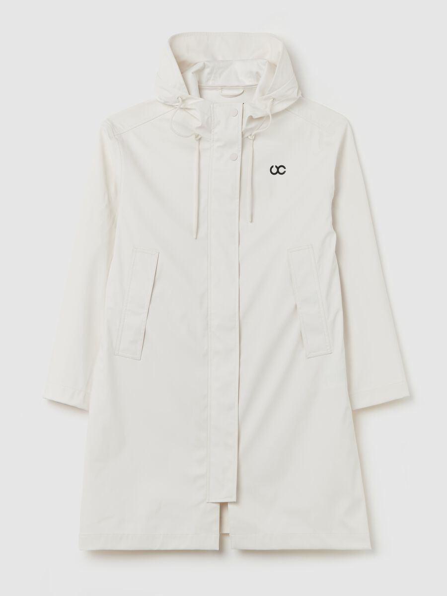 Waterproof parka with logo print_4
