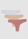 Three-pack of multicolour briefs in stretch organic cotton_0