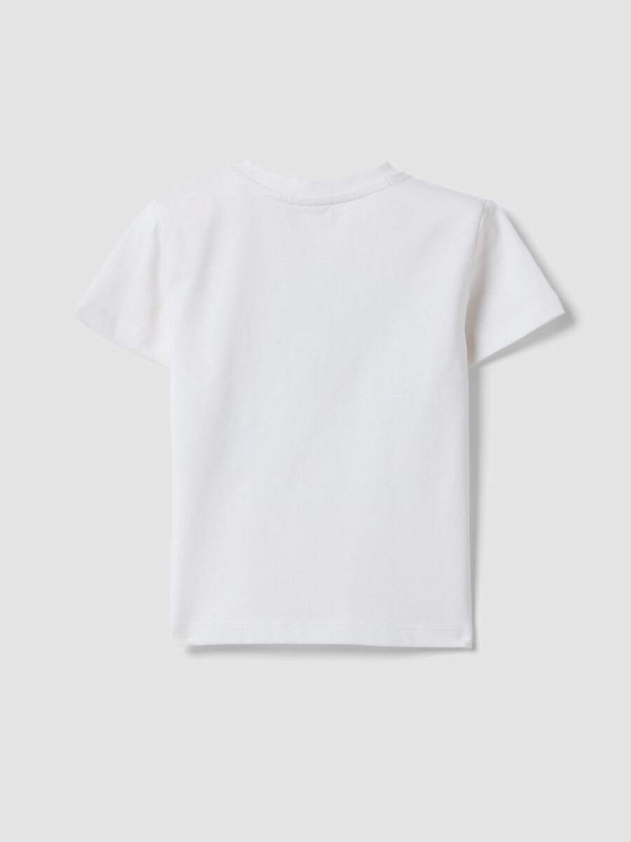 White short-sleeve pure cotton T-shirt_1