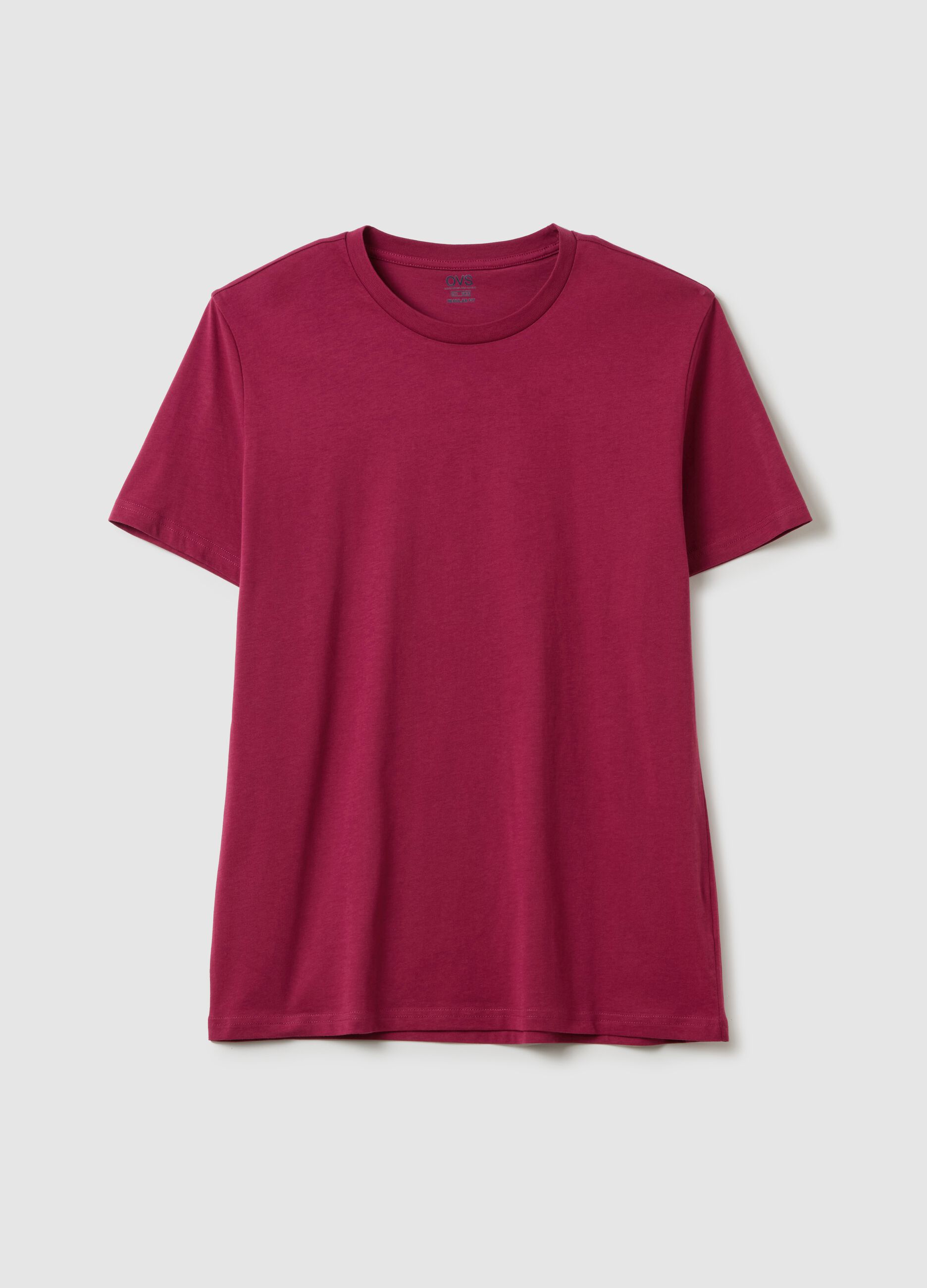T-shirt regular fit in cotone 