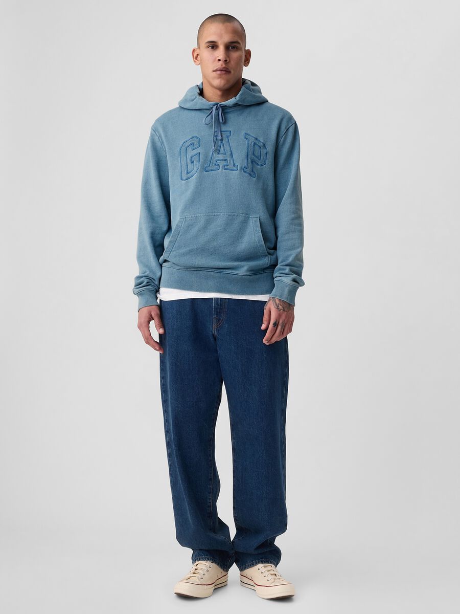 Hoodie with embroidered logo_0