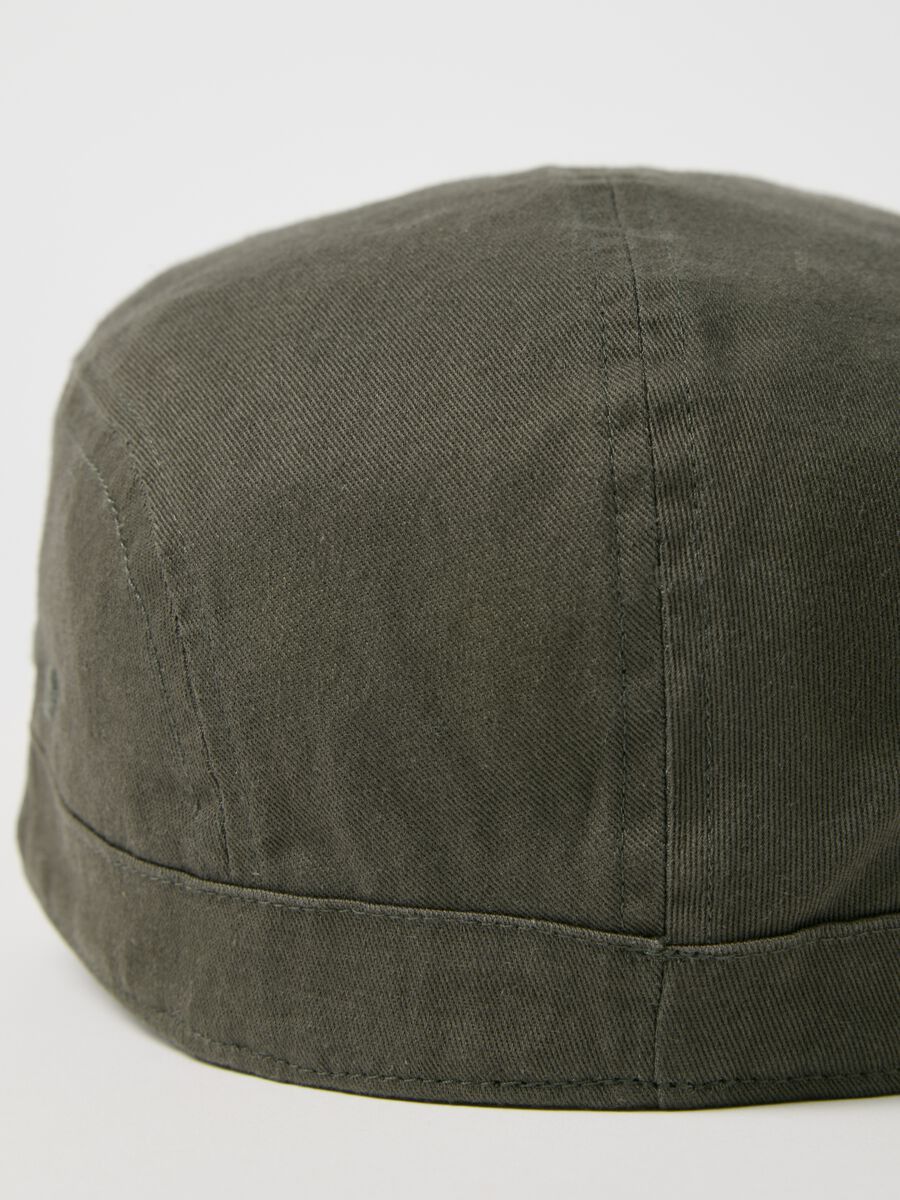 Green baseball cap in cotton_2