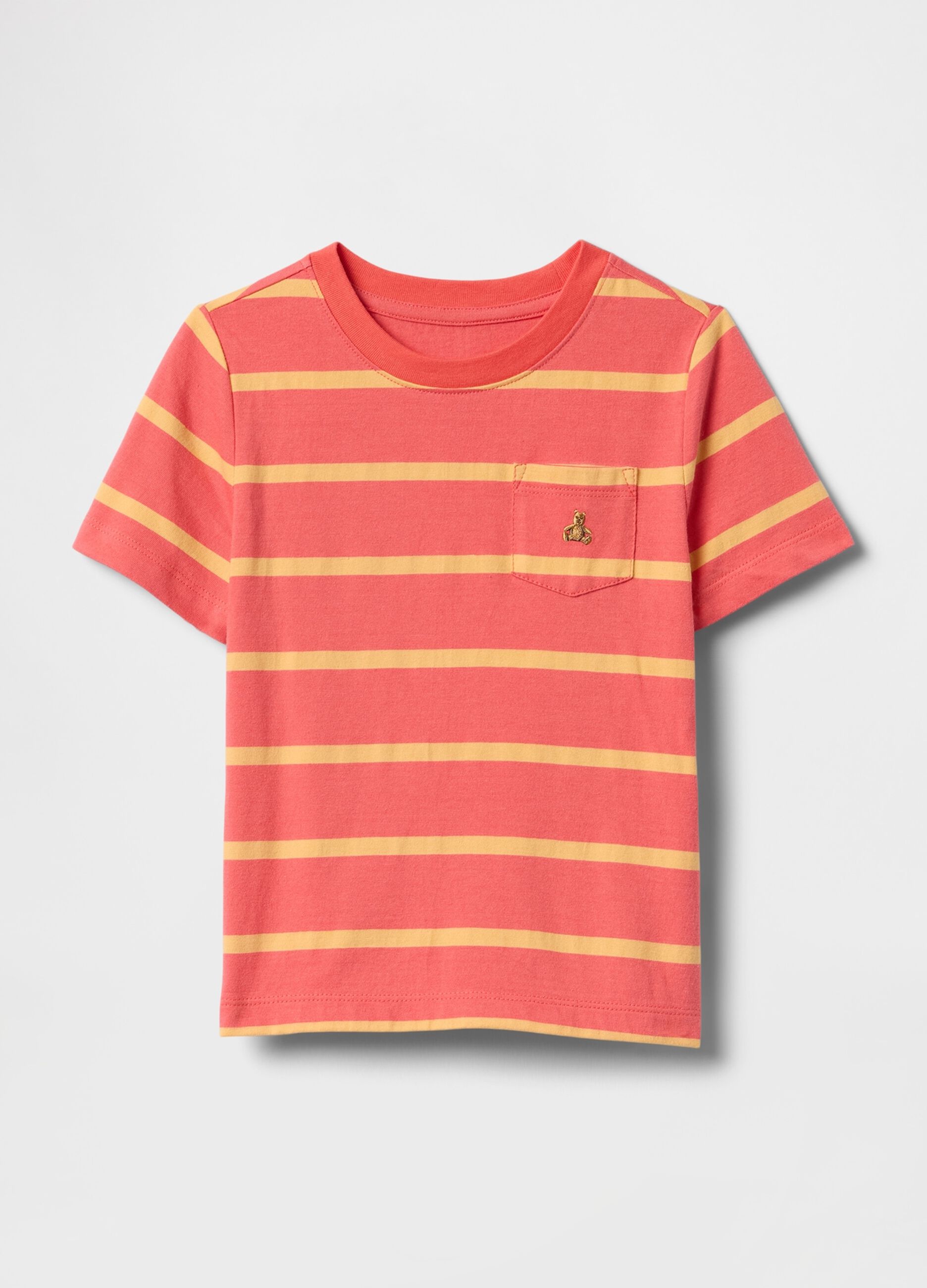 Orange and Yellow Striped T-shirt