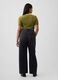 Jeans neri in puro cotone a gamba dritta over_5
