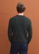 Green pure cotton crew-neck jumper, regular fit_3