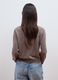 Cardigan grigio in pura lana con girocollo e bottoni regular fit_3