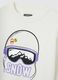 Kids' white pure cotton sweatshirt regular fit with print_2
