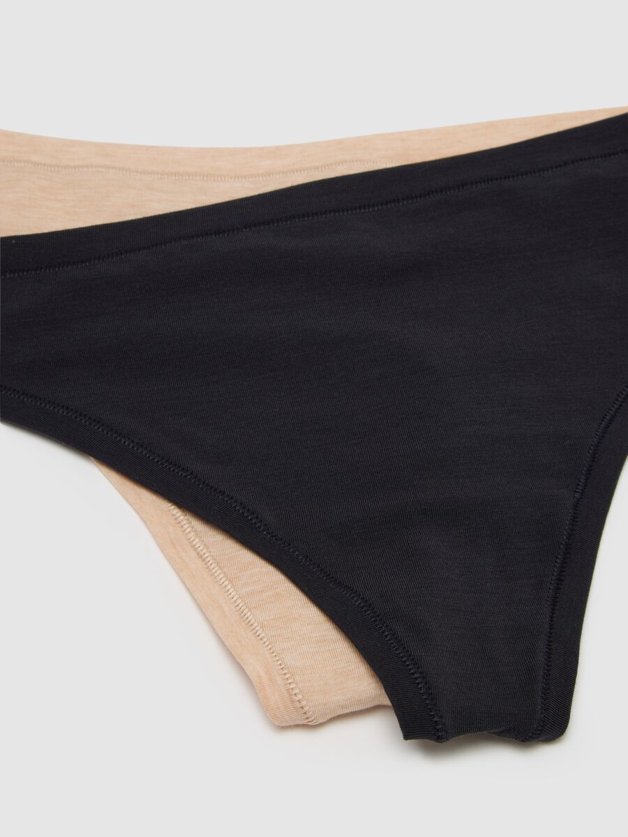 Five-pack stretch modal thongs_3