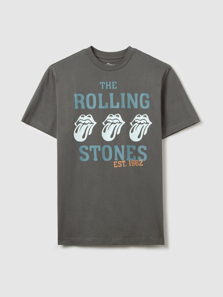Cotton T-shirt with The Rolling Stones print_4