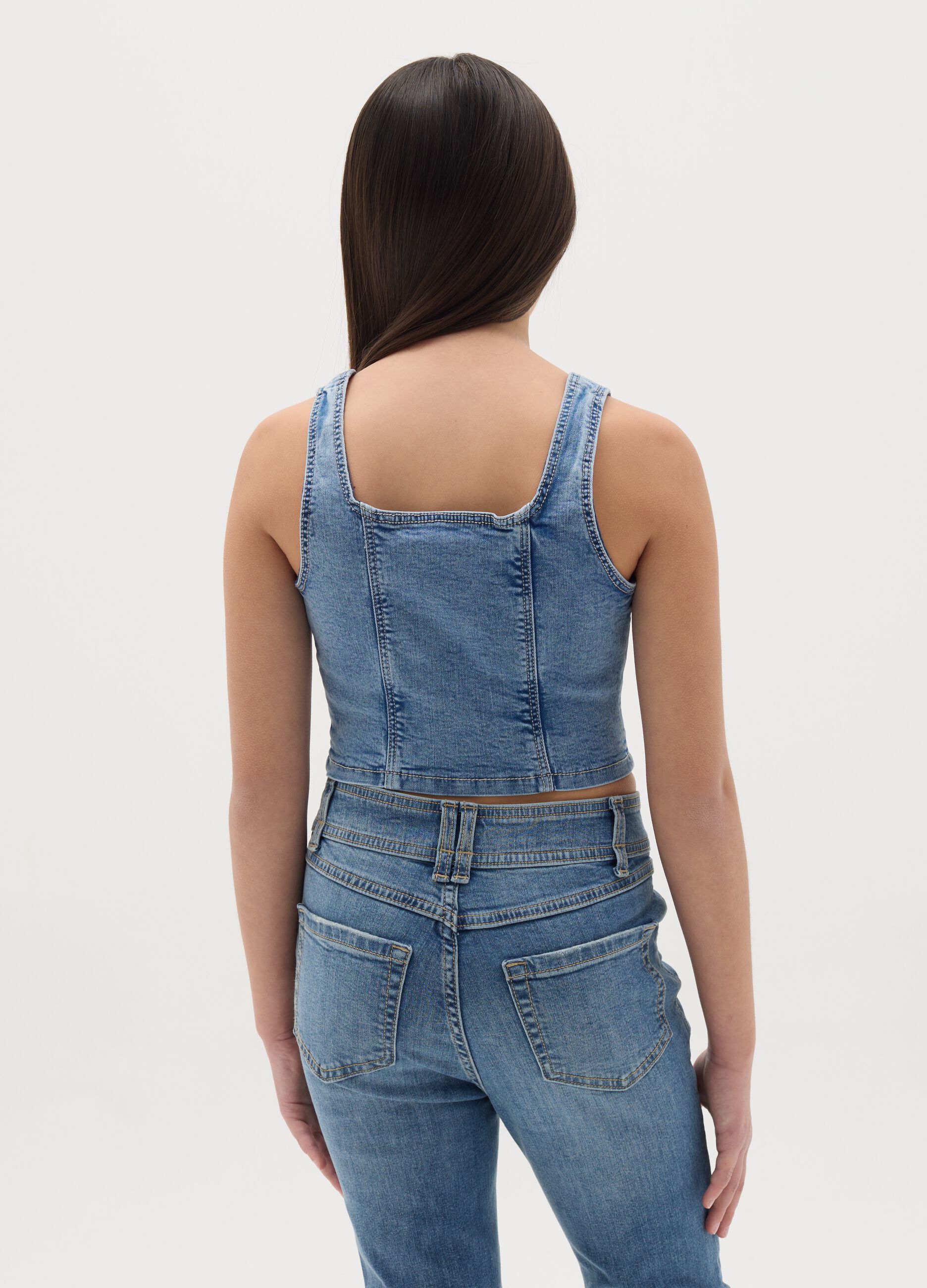 Top in denim