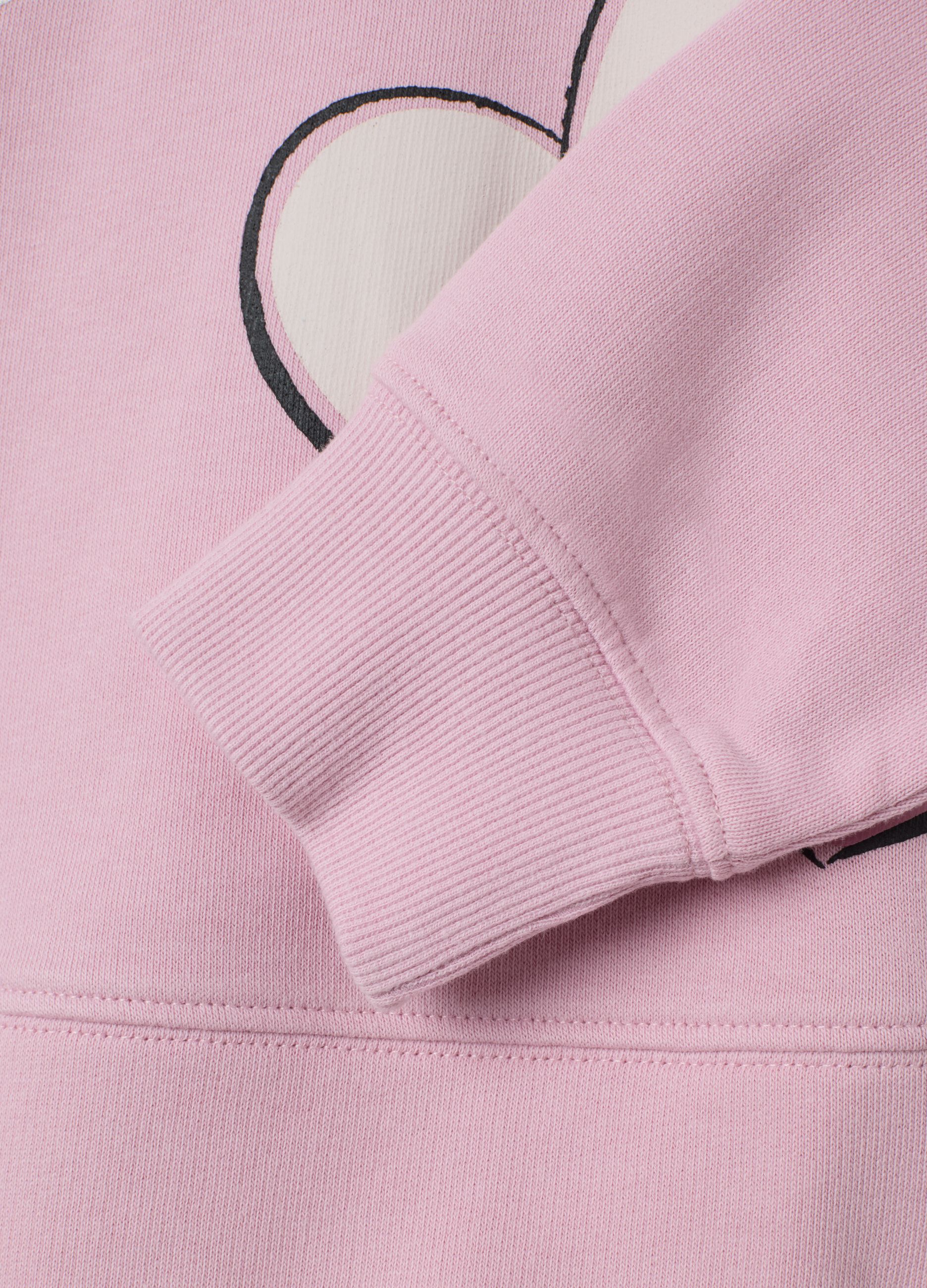 Pink pure cotton tracksuit and trousers for girls