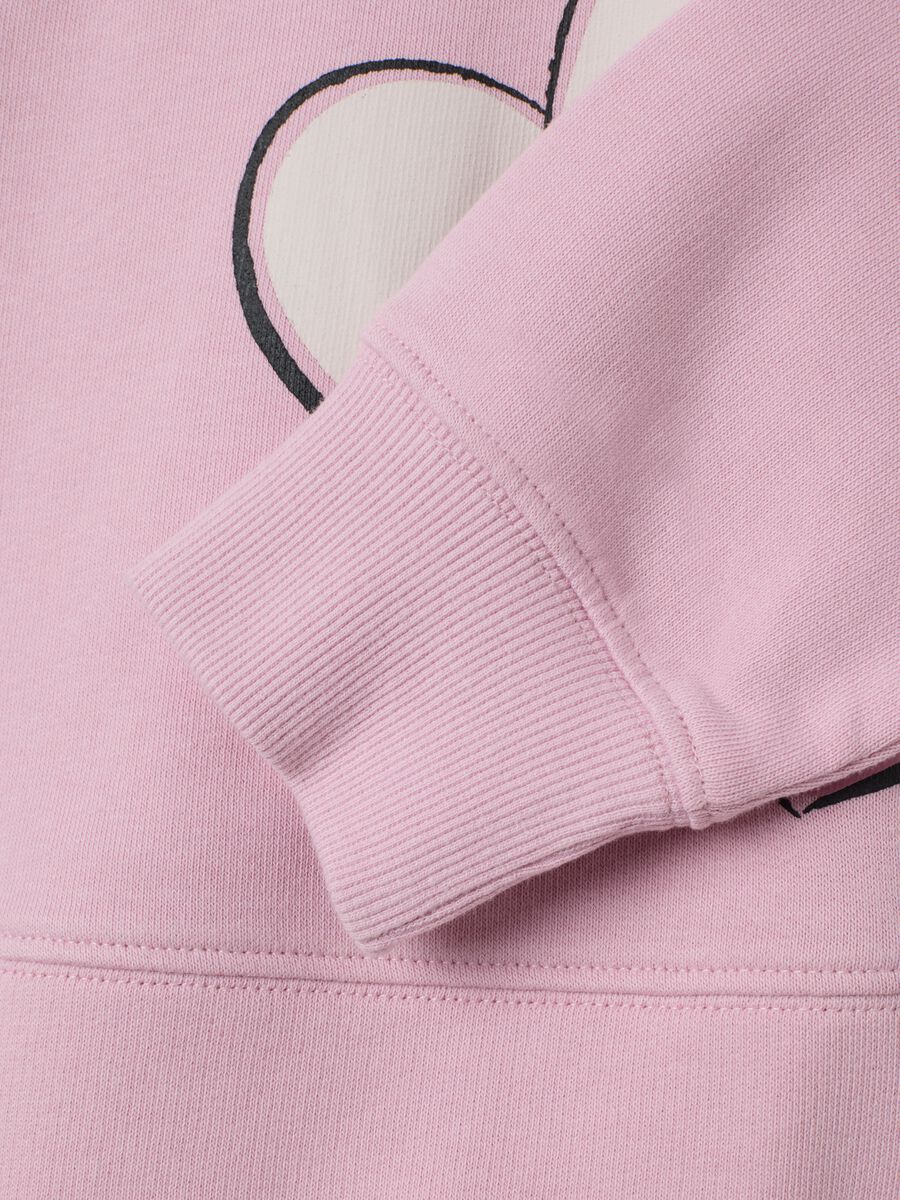 Pink pure cotton tracksuit and trousers for girls_2