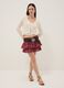 White pure cotton cardigan with regular fit and perforated design_1